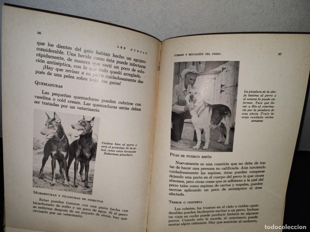 Libros de segunda mano: 19- CUIDADO Y EDUCACI&Oacute;N DEL PERRO - LEE DUNCAN - 1960 - Foto 10