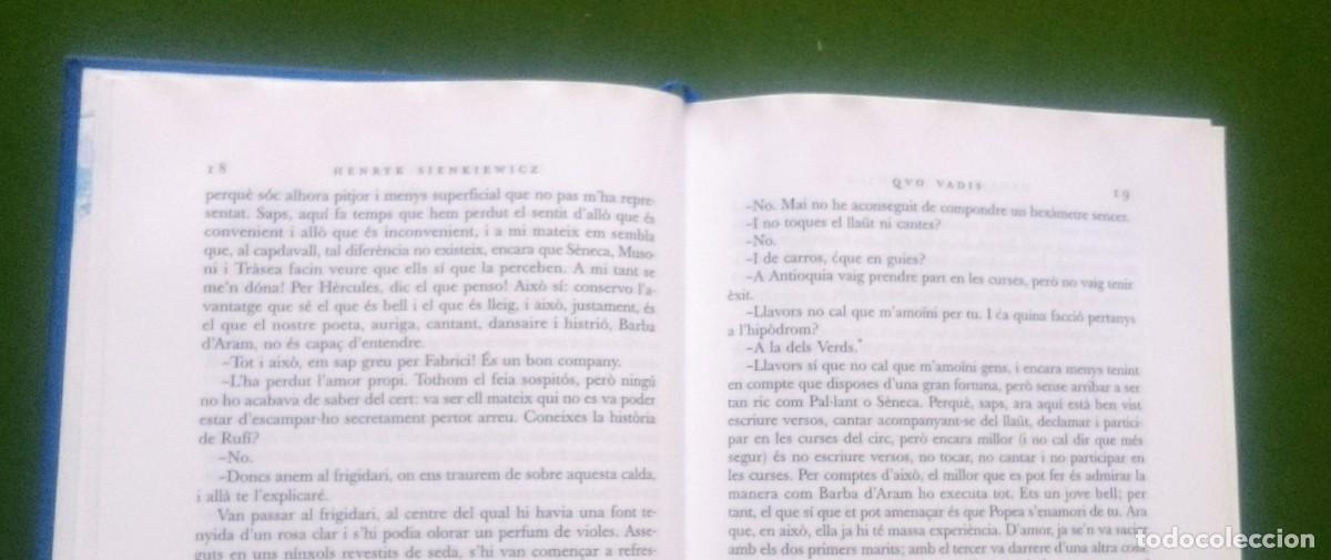 Libros de segunda mano: QUO VADIS - HENRYK SIENKIEWICZ - PROA 1997 - Foto 3
