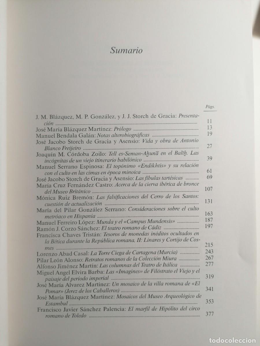 Libros de segunda mano: HOMENAJE AL PROFESOR ANTONIO BLANCO FREJEIRO - Foto 2