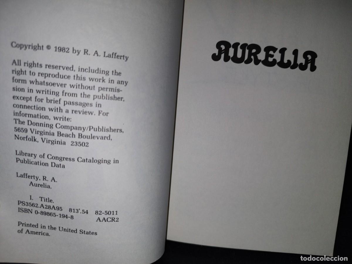 Libros de segunda mano: 174- INGL&Eacute;S. AURELIA - R. A. LAFFERTY - 1982 - Foto 4