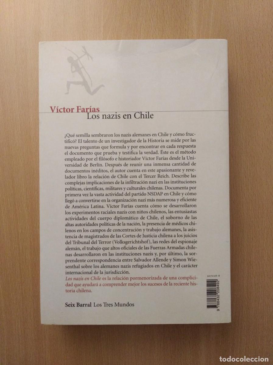Libros de segunda mano: LOS NAZIS EN CHILE. V&iacute;ctor Far&iacute;as - Foto 2