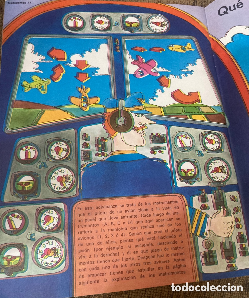 Libros de segunda mano: Transportes observa y descubre SM 1978 - Foto 3