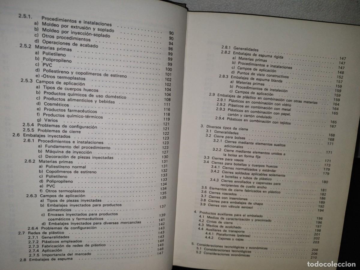 Libros de segunda mano: 174- ENVASES Y EMBALAJES DE PL&Aacute;STICO - G. K&Uuml;HNE - Foto 5