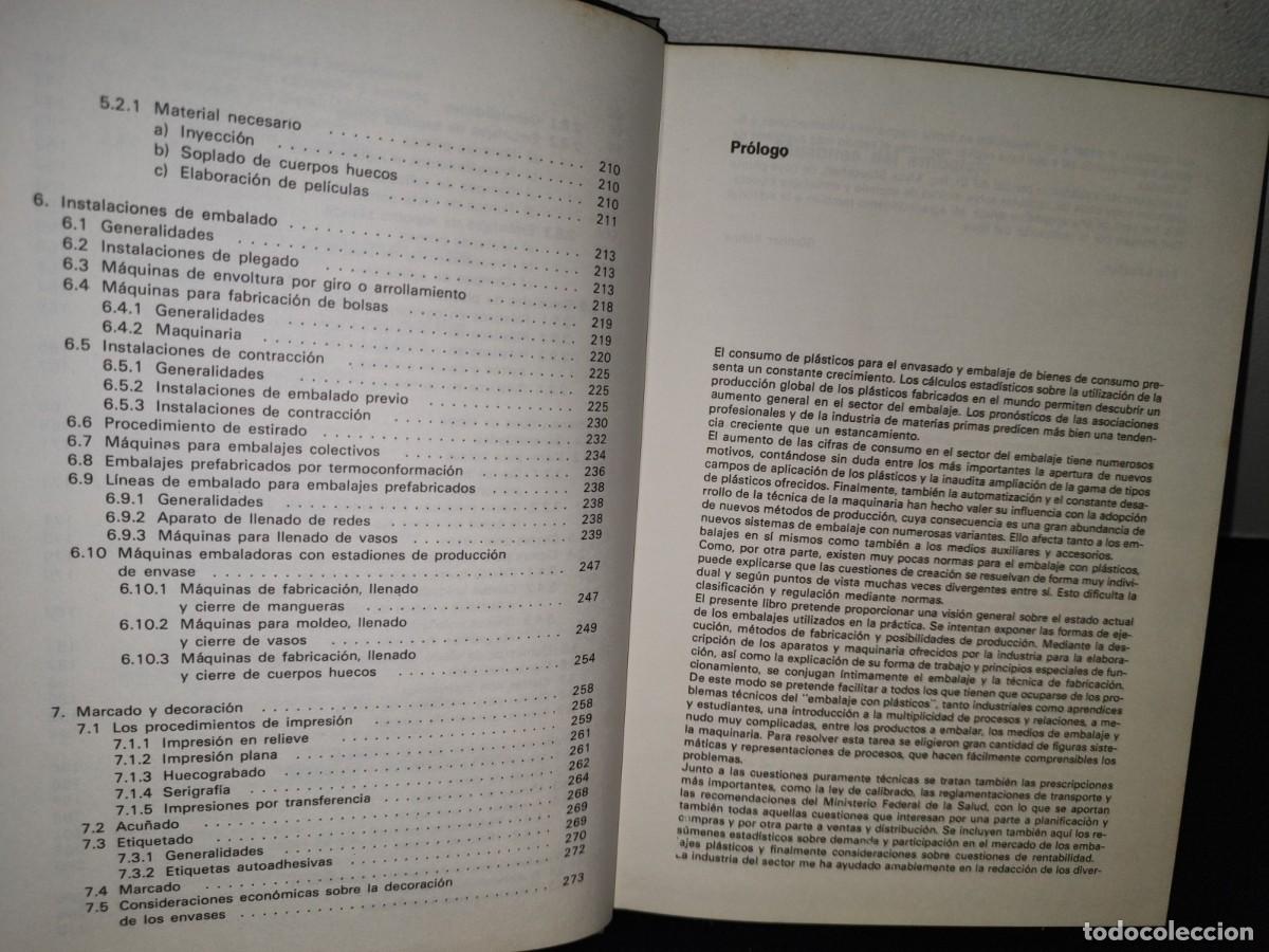 Libros de segunda mano: 174- ENVASES Y EMBALAJES DE PL&Aacute;STICO - G. K&Uuml;HNE - Foto 6