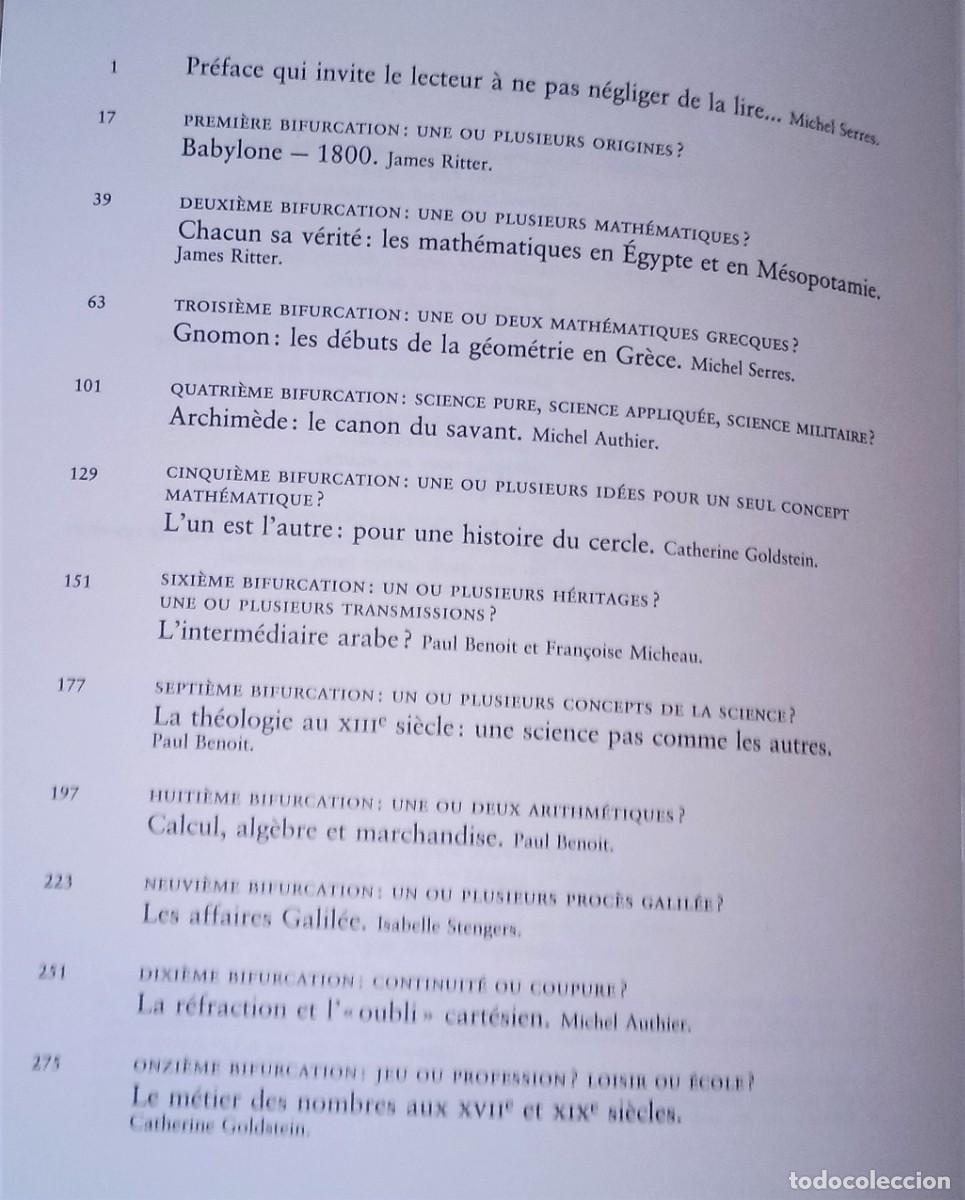 Libros de segunda mano: MICHEL SERRES (DIR.) - &Eacute;L&Eacute;MENTS DHISTOIRE DES SCIENCES - BORDAS, 1989 - Foto 2