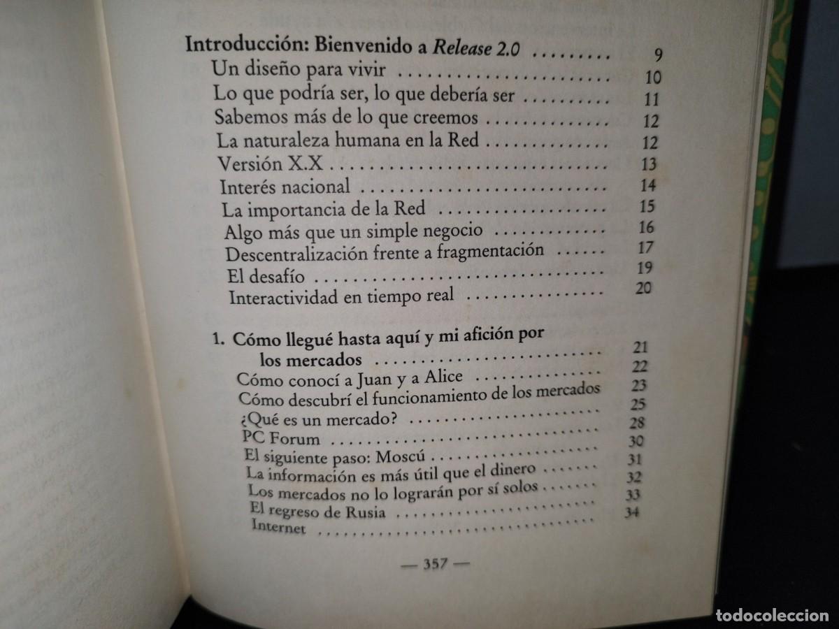 Libros de segunda mano: 174- RELEASE 2.0 - ESTHER DYSON - 1998 - Foto 9