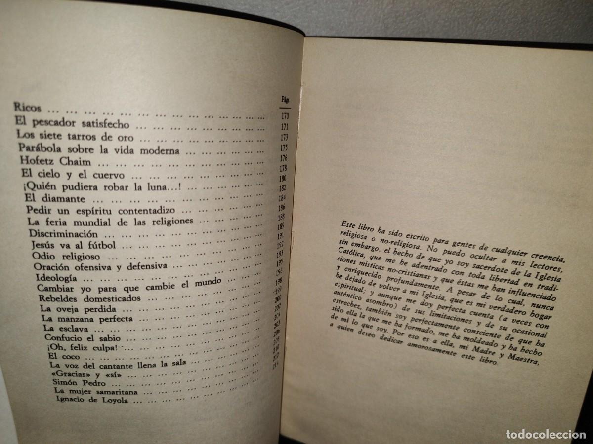 Libros de segunda mano: 174- EL CANTO DEL P&Aacute;JARO - ANTHONY DE MELLO - Foto 6
