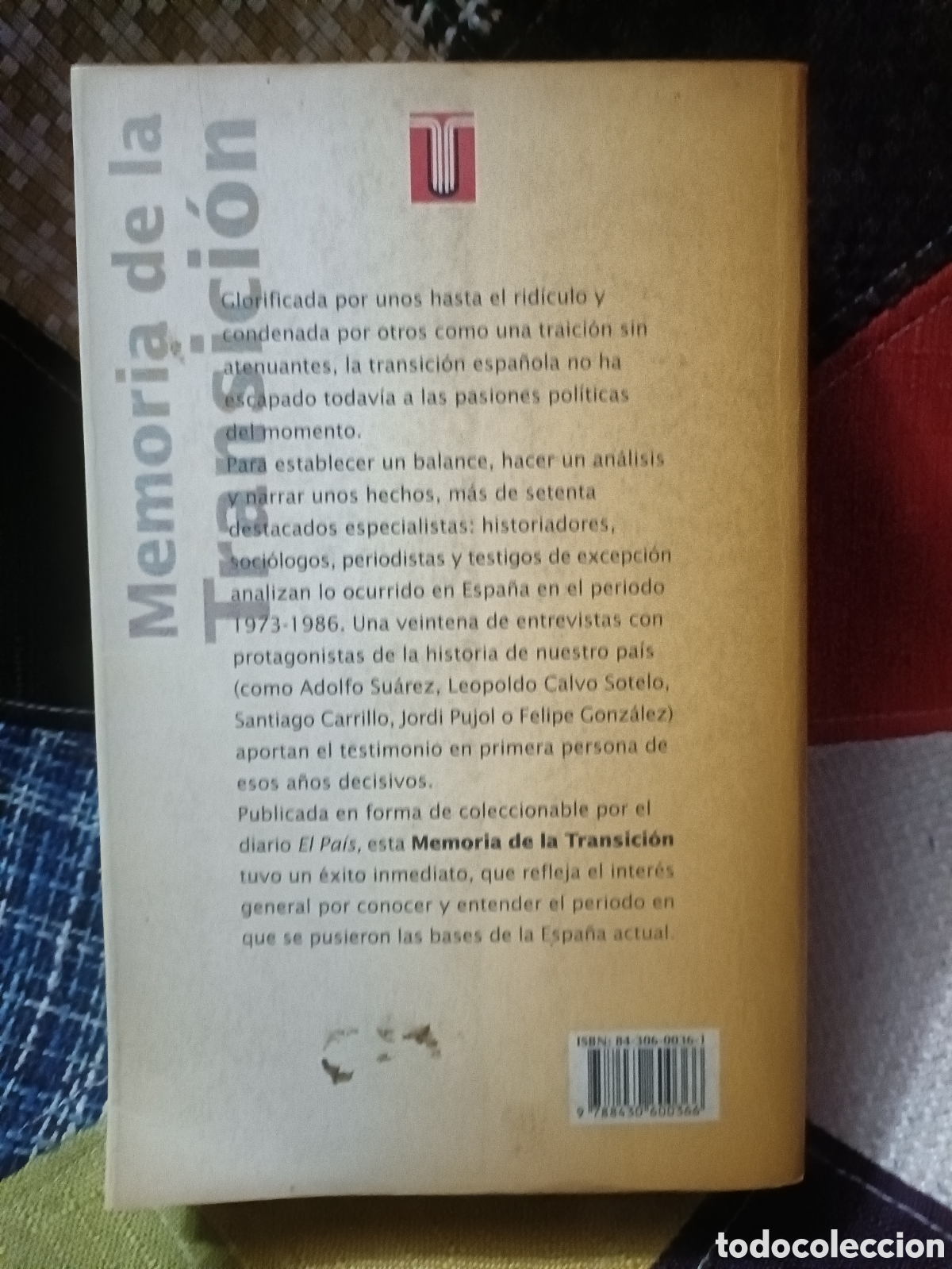Libros de segunda mano: Libro Memorias de la Transici&oacute;n -Editorial Taurus 1.996- - Foto 2