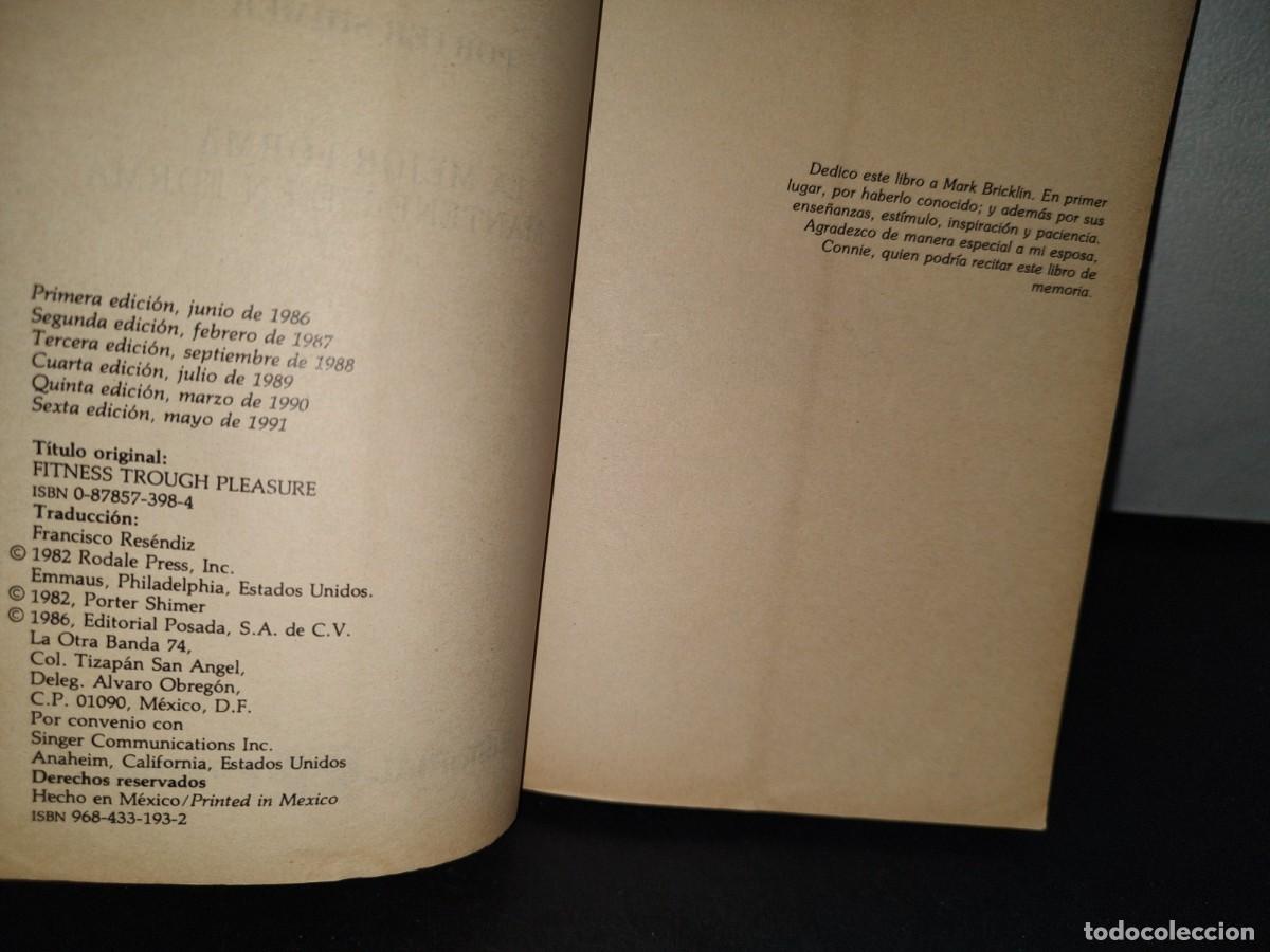 Libros de segunda mano: 18- LA MEJOR FORMA DE MANTENERSE EN FORMA - PORTER SHIMER - Foto 4