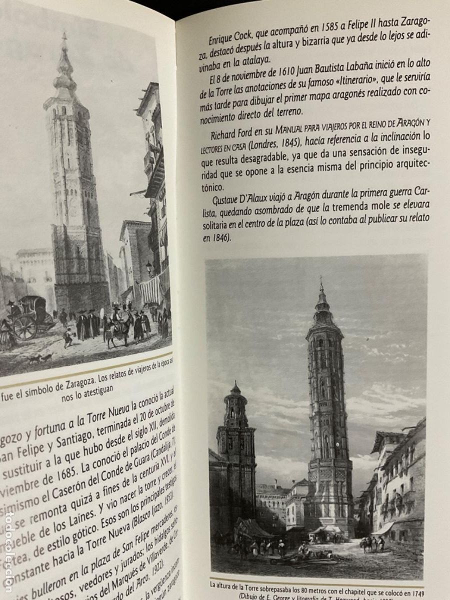 Libros de segunda mano: 1989 La TORRE NUEVA de Zaragoza, Alberto Serrano Dolader - Foto 3