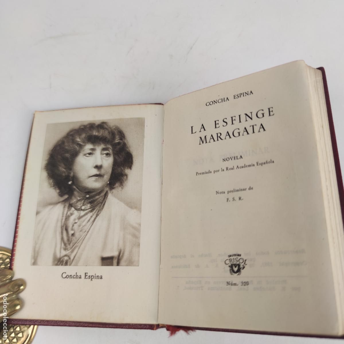 Libros de segunda mano: ESPINA, CONCHA - LA ESFINGE MARAGATA - CRISOL N&ordm; 320 - 1&ordf; EDICI&Oacute;N - Foto 2