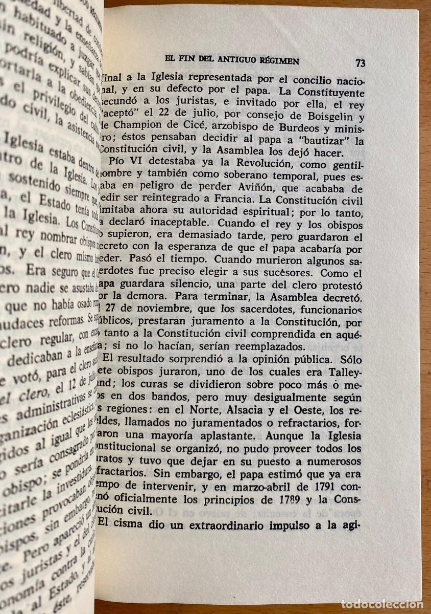 Libros de segunda mano: La revoluci&oacute;n francesa y el imperio, de G. Lefebvre - Foto 3