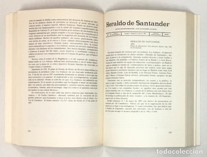 Libros de segunda mano: HISTORIA DE LA PRENSA SANTANDERINA. - SIMON CABARGA, Jos&eacute;. - Foto 3