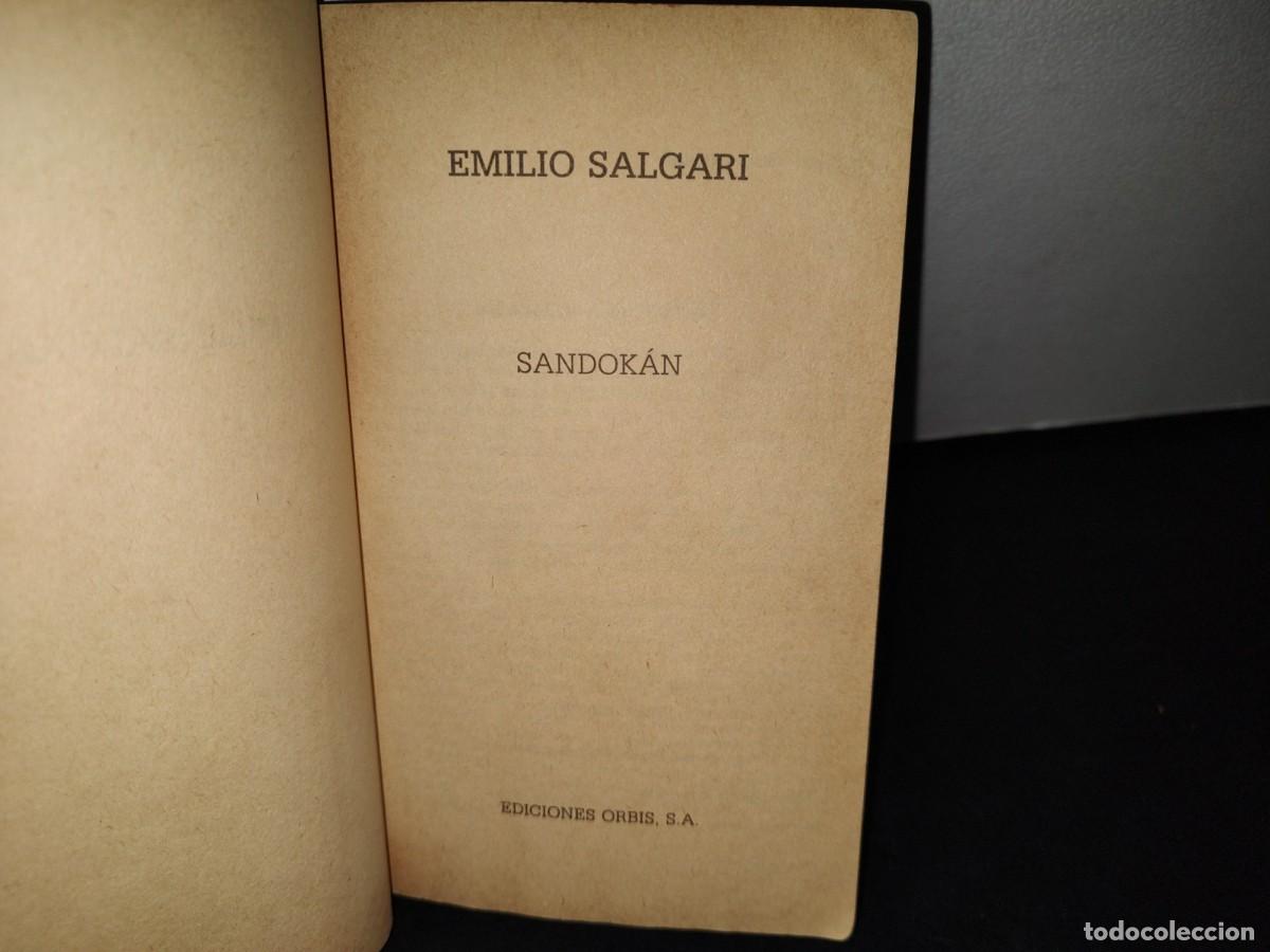 Libros de segunda mano: 164- EMILIO SALGARI. SANDOKAN - 1987 - Foto 3