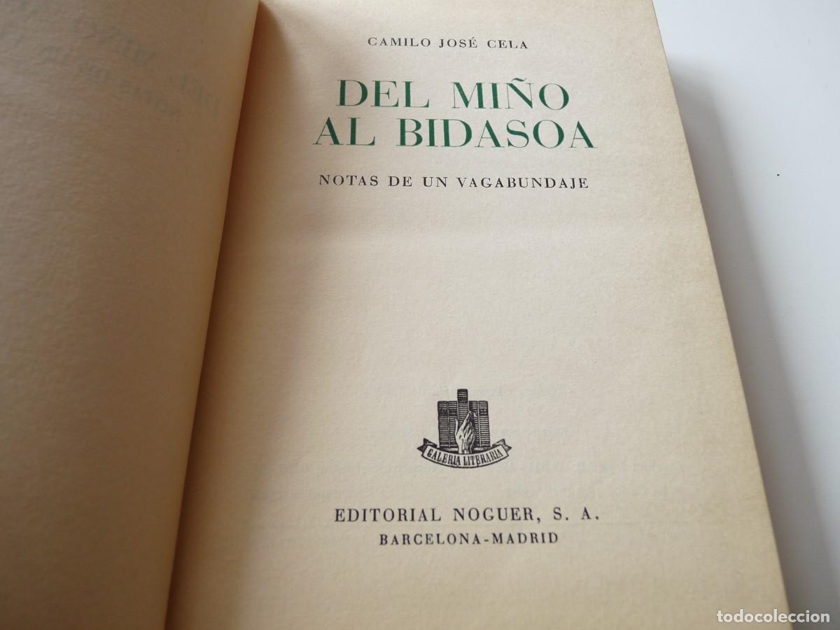 Libros de segunda mano: DEL MI&Ntilde;O AL BIDASOA de CAMILO JOS&Eacute; CELA REF: 3-264 - Foto 5