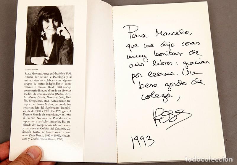 Libros de segunda mano: ROSA MONTERO - BELLA Y OSCURA - DEDICATORIA AUT&Oacute;GRAFA - Foto 1