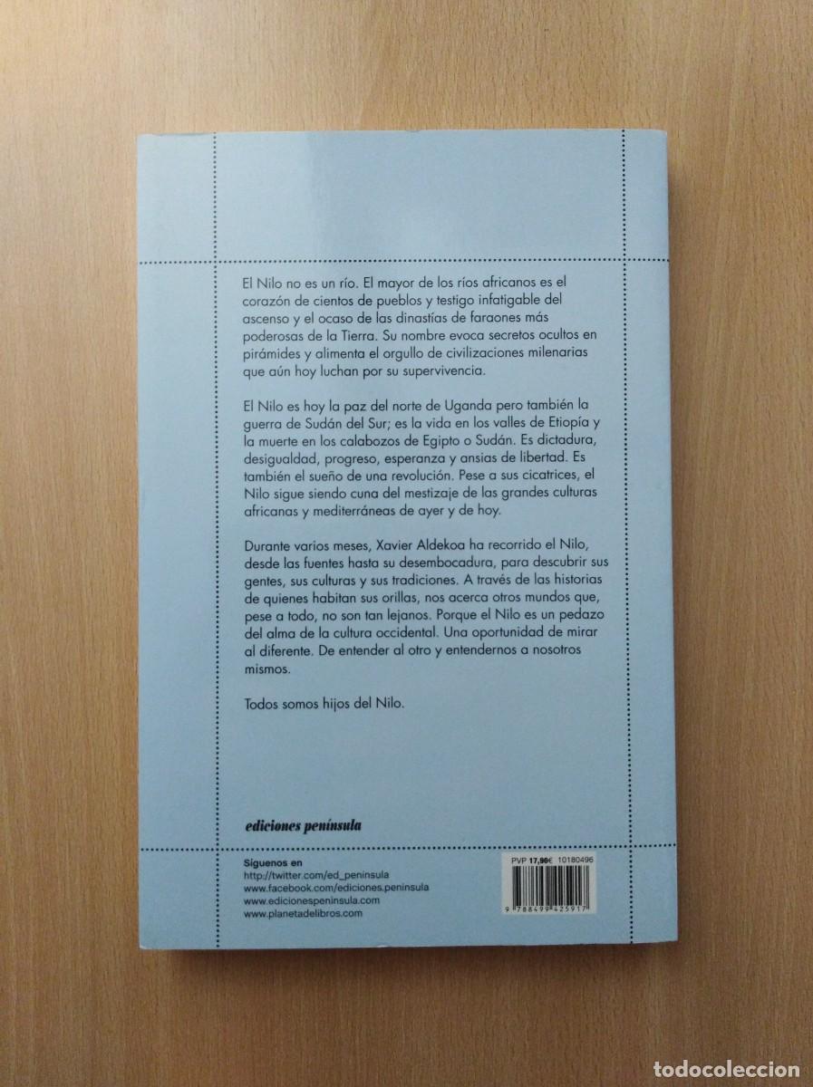 Libros de segunda mano: HIJOS DEL NILO. Xavier Aldekoa - Foto 2