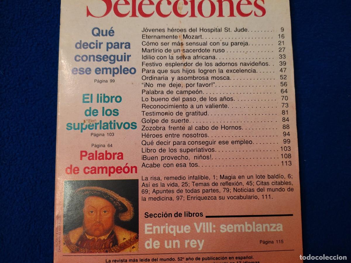 Libros de segunda mano: Readers Digest Selecciones Diciembre 1991 - Foto 1