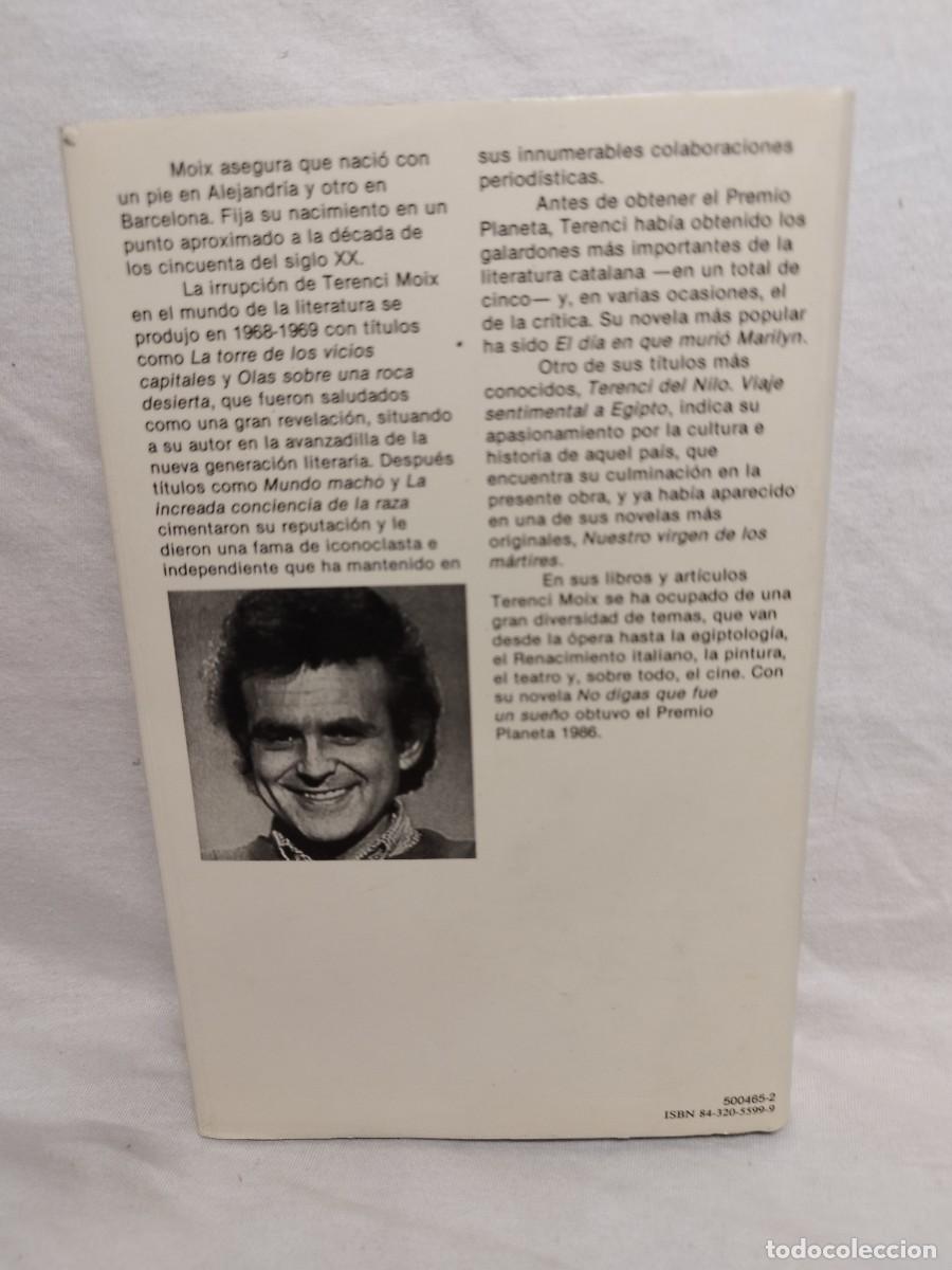 Libros de segunda mano: EL SUE&Ntilde;O DE ALEJANDR&Iacute;A.- MOIX, TERENCI - Foto 2