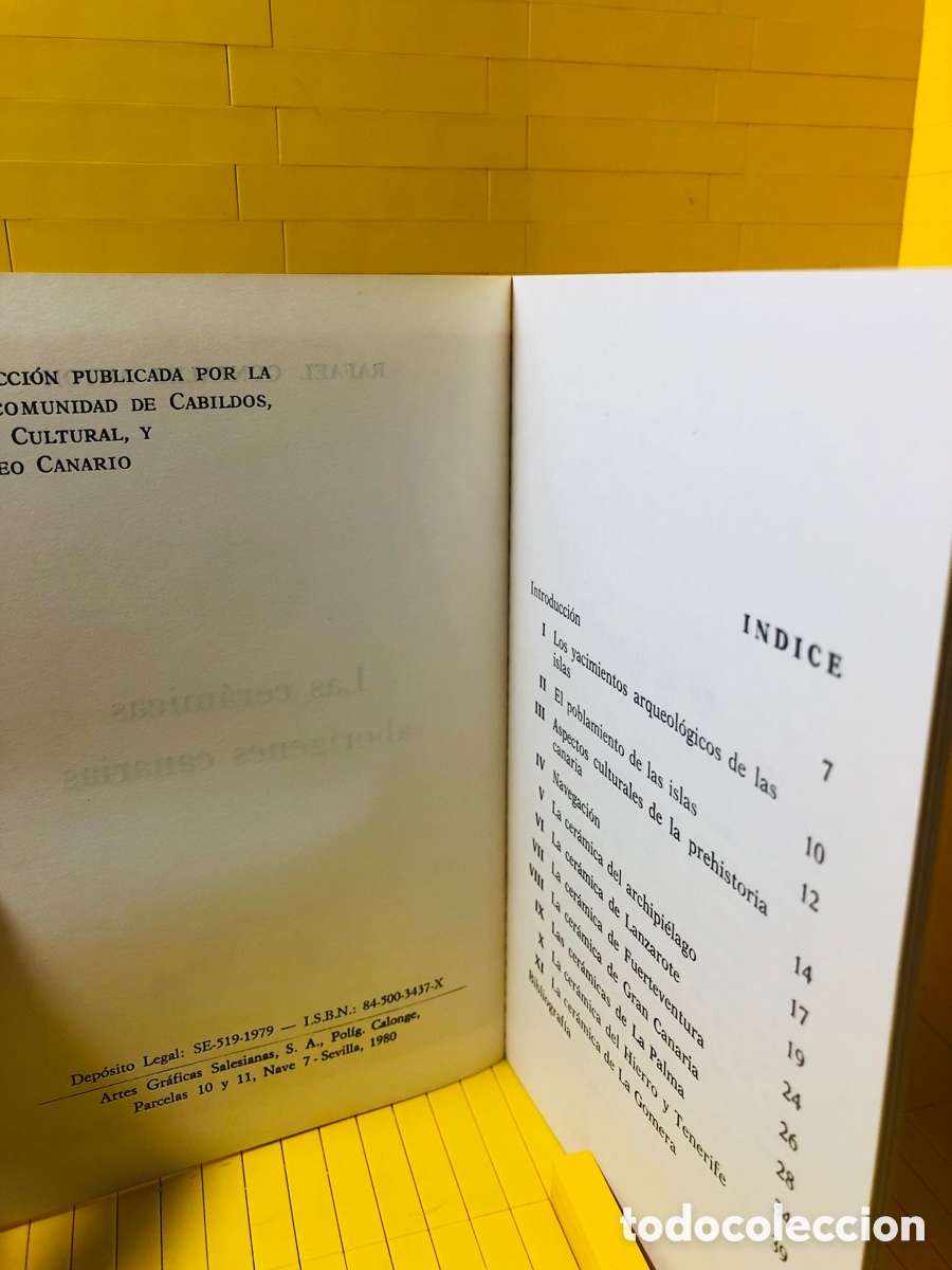 Libros de segunda mano: LAS CER&Aacute;MICAS ABOR&Iacute;GENES CANARIAS ● ● 1980 ● RAFAEL GONZALEZ ANT&Oacute;N - Foto 3