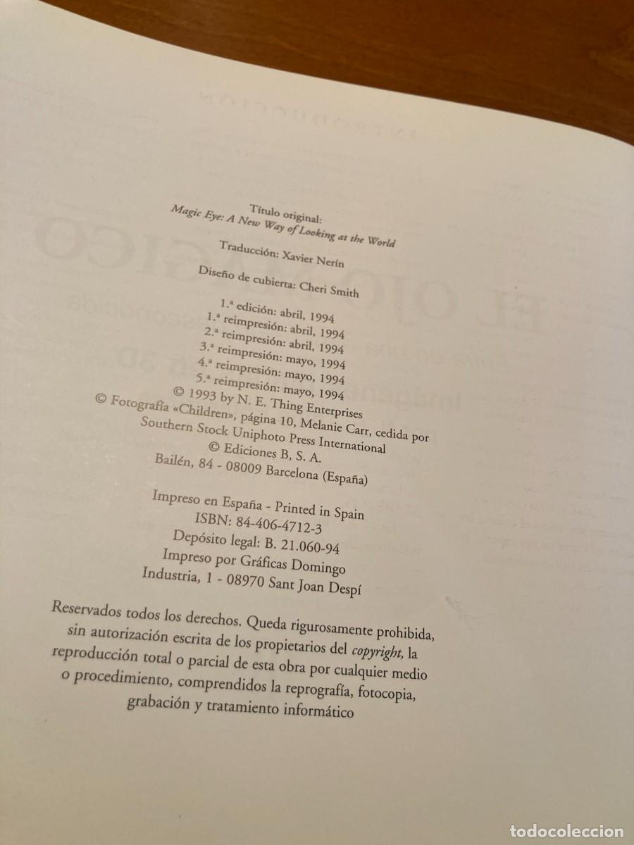 Libros de segunda mano: EL OJO MAGICO / cons416 / ENTRA EN UNA DIMENSION DESCONOCIDA - Foto 3