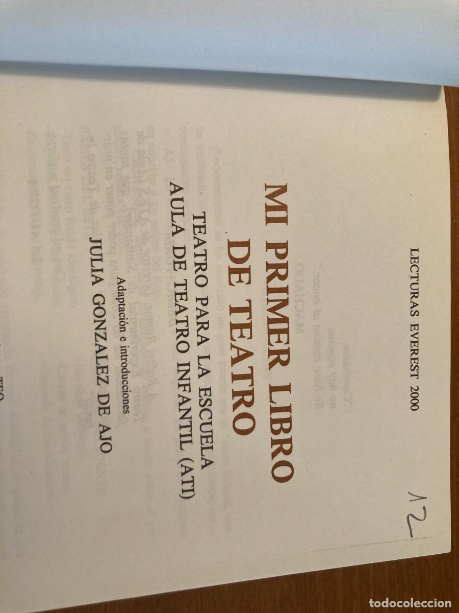 Libros de segunda mano: MI PRIMER LIBRO DE TEATRO / CONS307 / EVEREST - Foto 2