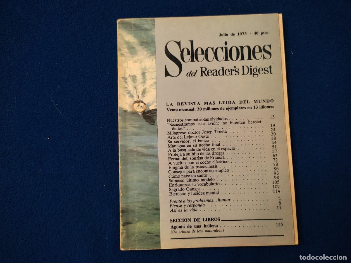 Libros de segunda mano: Readers Digest Selecciones Julio 1973 - Foto 1