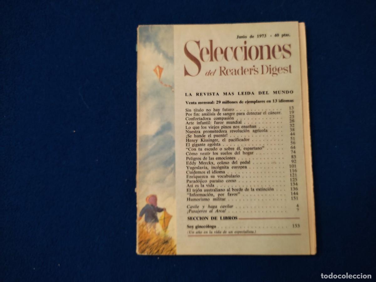 Libros de segunda mano: Readers Digest Selecciones Junio 1973 - Foto 1