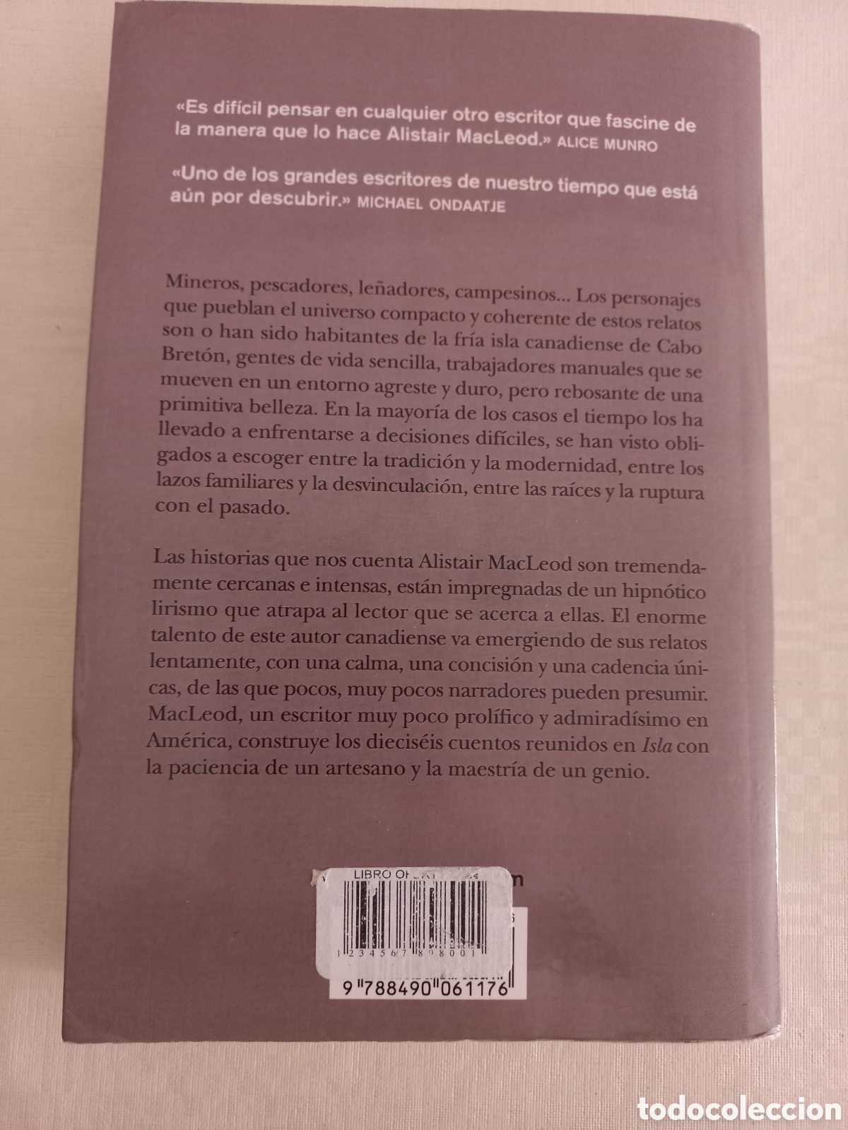 Libros de segunda mano: Isla: todos los cuentos, Alistair MacLeod - Foto 2