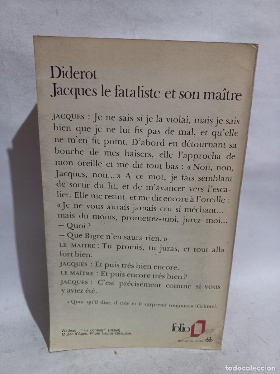 Libros de segunda mano: Diderot - Jacques le Fataliste et son Ma&icirc;tre - 1973 - Foto 4