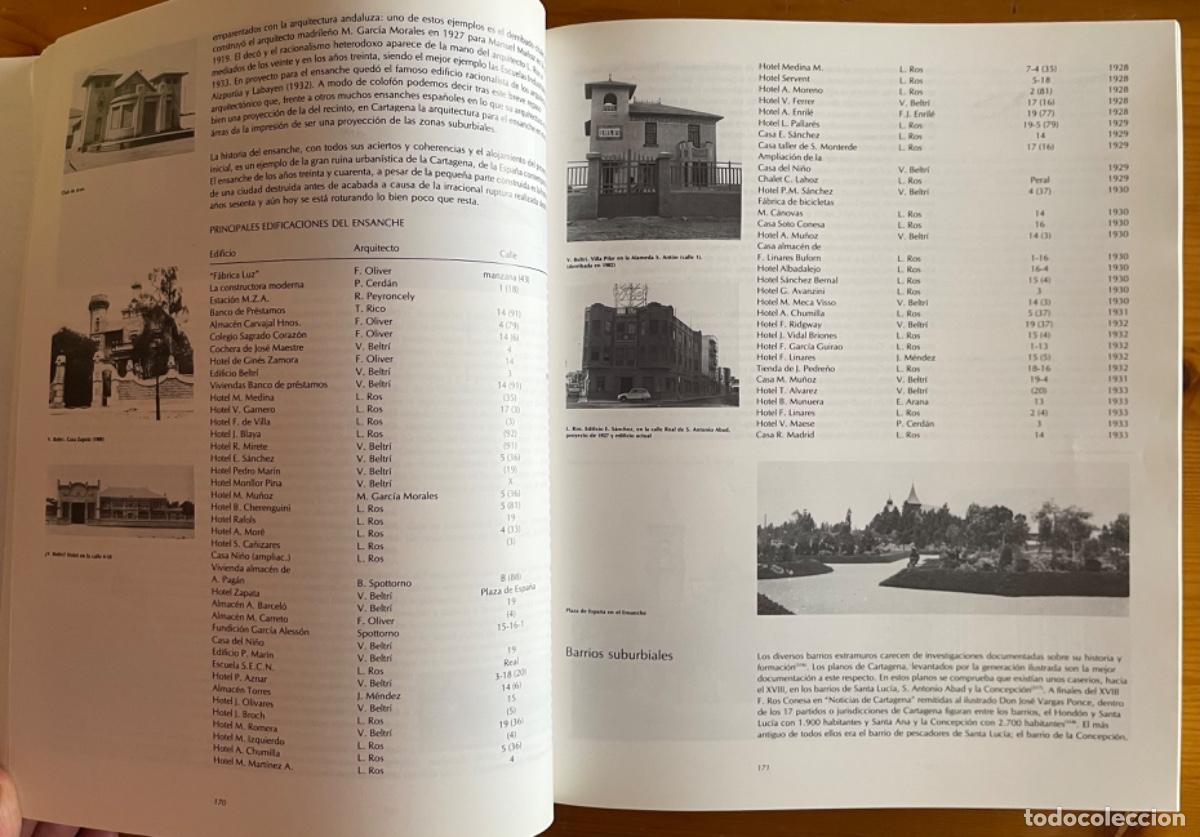 Libros de segunda mano: CARTAGENA- TRANSFORMACION URBANA Y ARQUITECTONICA- 1874- 1939 - Foto 12
