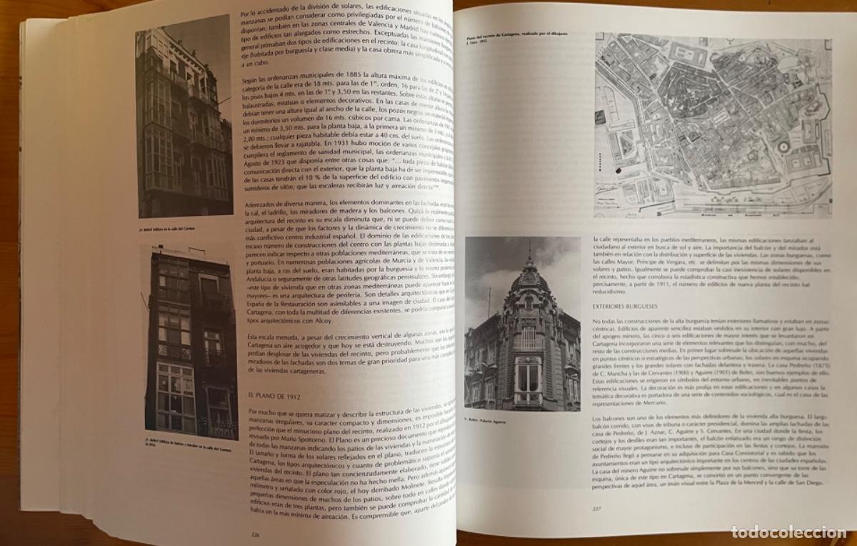 Libros de segunda mano: CARTAGENA- TRANSFORMACION URBANA Y ARQUITECTONICA- 1874- 1939 - Foto 17
