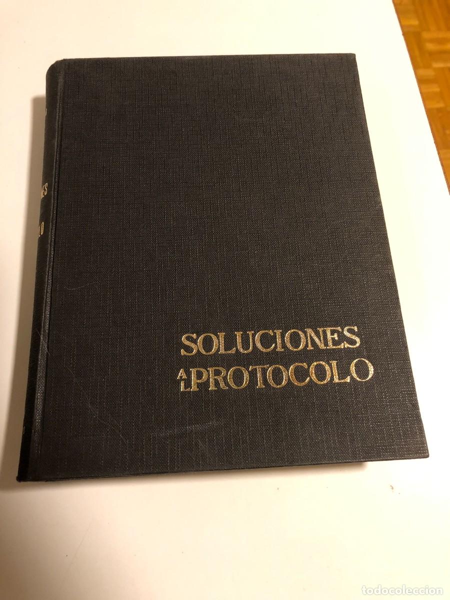 Libros de segunda mano: LIZCANO DE LA ROSA: - SOLUCIONES AL PROTOCOLO - (1965) - Foto 1