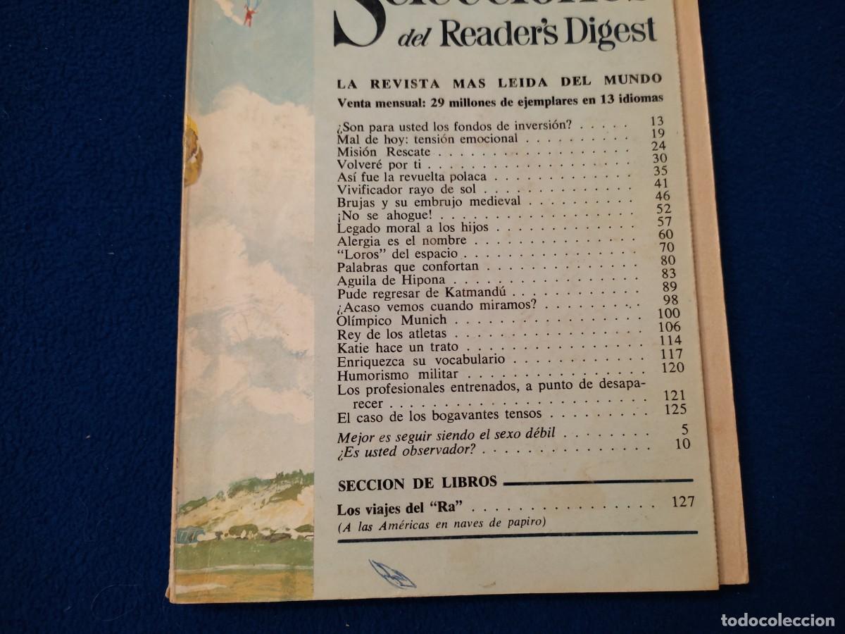 Libros de segunda mano: Readers Digest Selecciones Julio 1972 - Foto 3