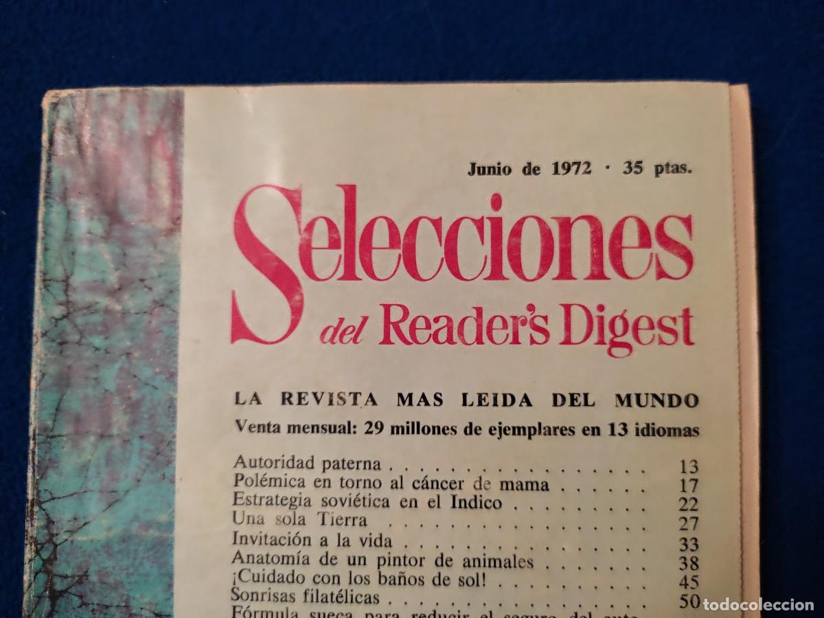 Libros de segunda mano: Readers Digest Selecciones Junio 1972 - Foto 2