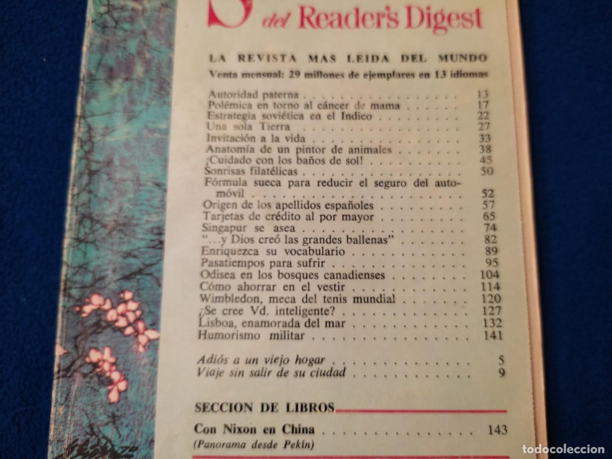 Libros de segunda mano: Readers Digest Selecciones Junio 1972 - Foto 3