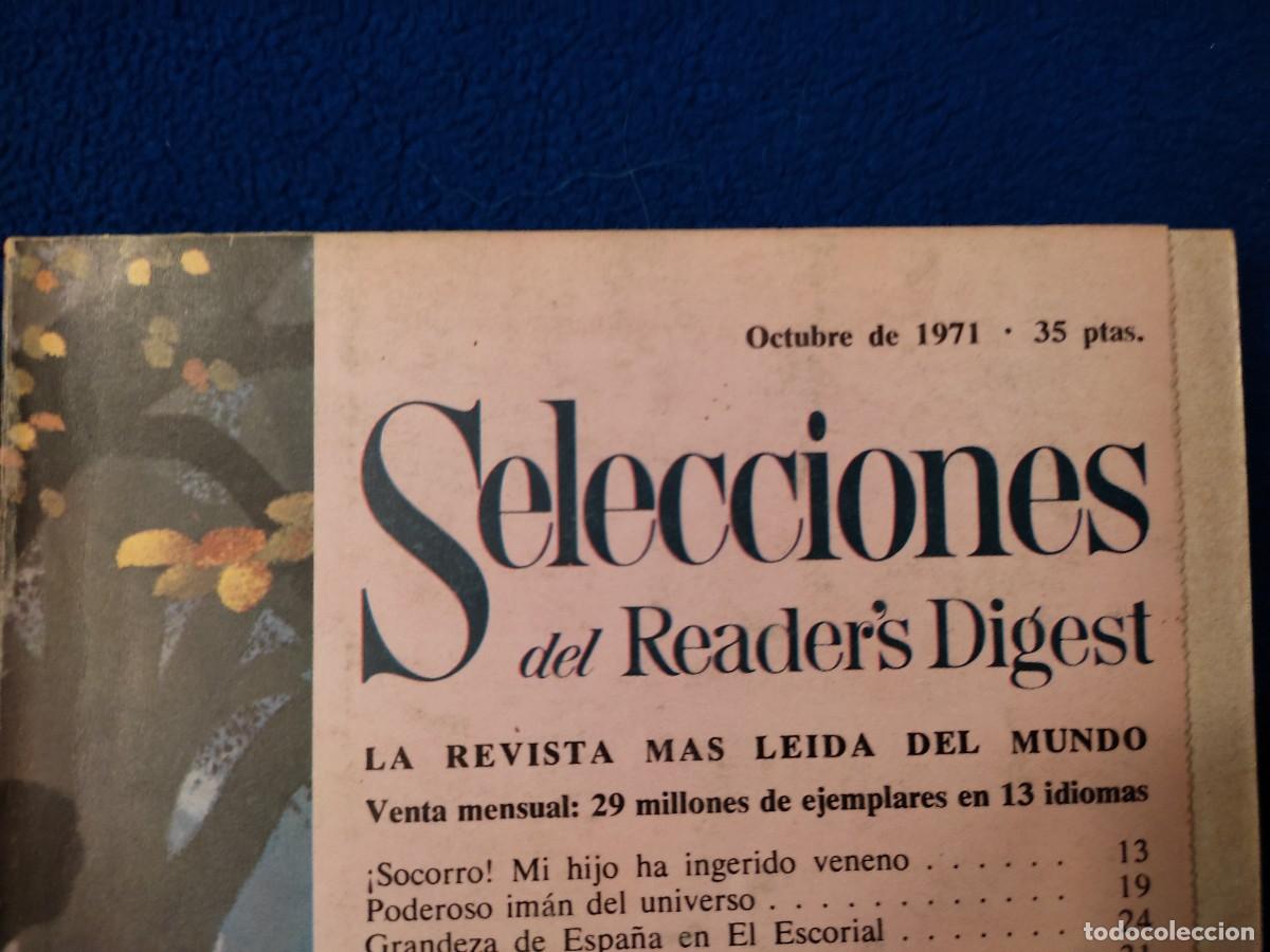 Libros de segunda mano: Readers Digest Selecciones Octubre 1971 - Foto 2