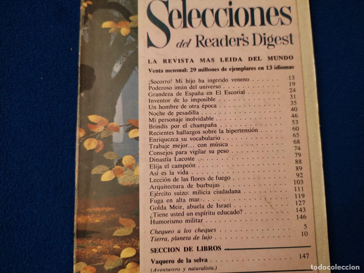 Libros de segunda mano: Readers Digest Selecciones Octubre 1971 - Foto 3