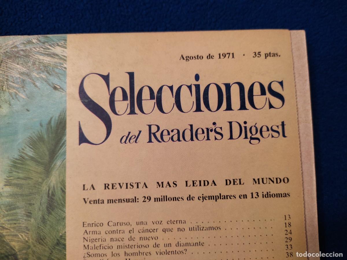 Libros de segunda mano: Readers Digest Selecciones Agosto 1971 - Foto 2