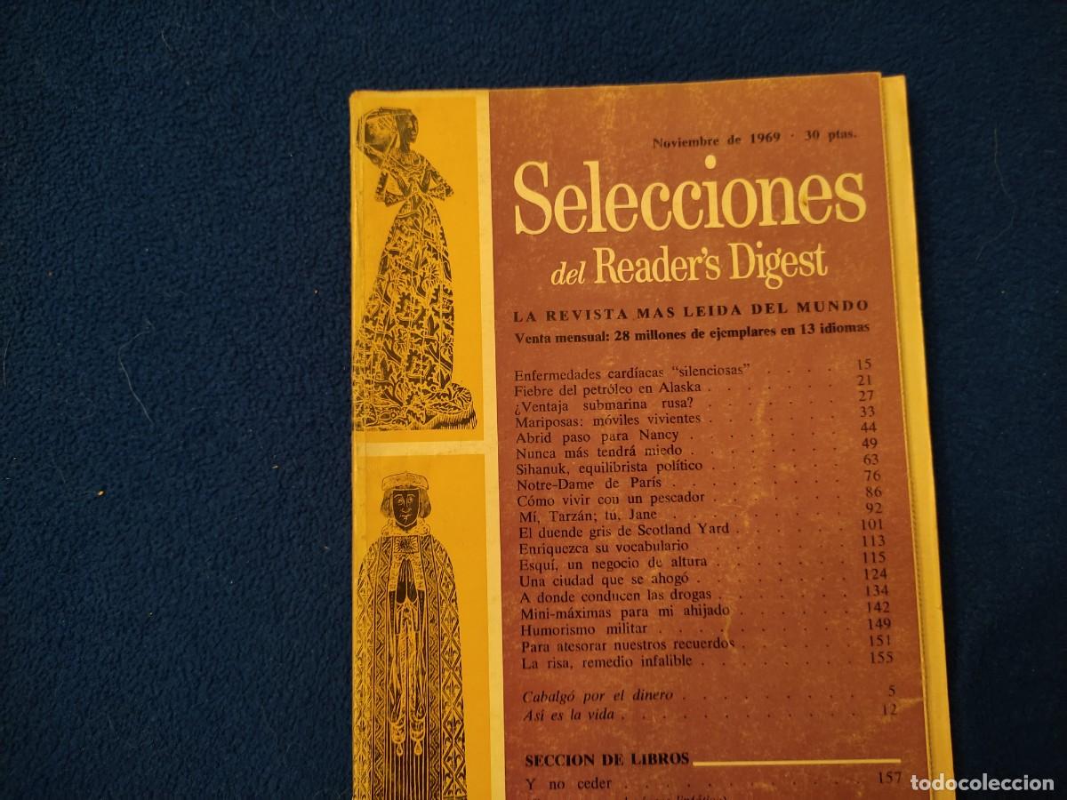 Libros de segunda mano: Readers Digest Selecciones Noviembre 1969 - Foto 1