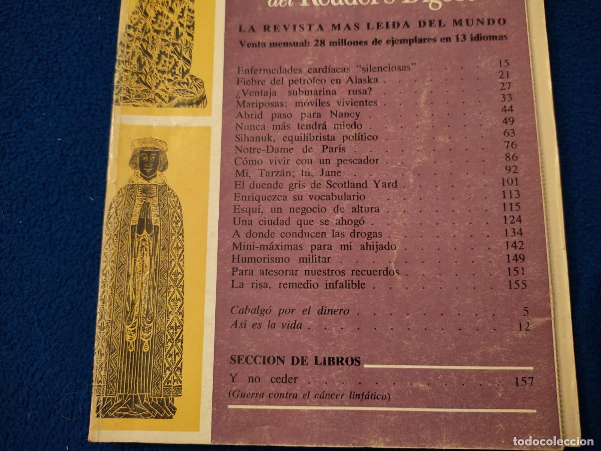 Libros de segunda mano: Readers Digest Selecciones Noviembre 1969 - Foto 3