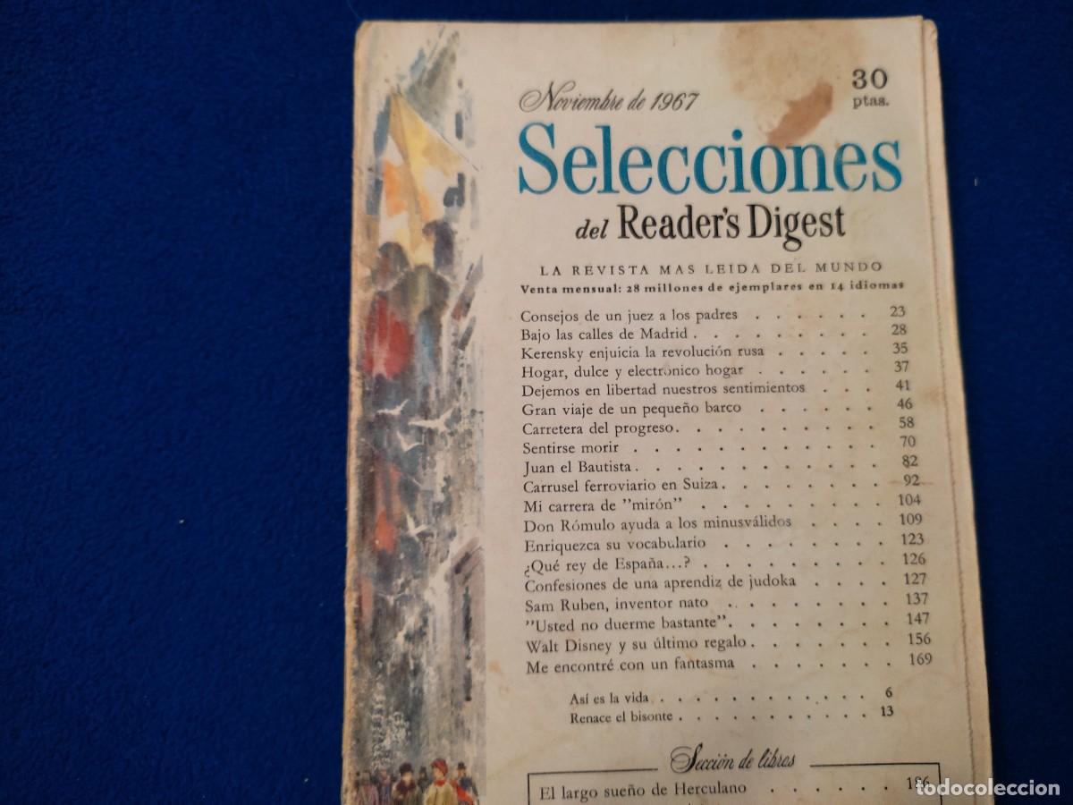 Libros de segunda mano: Readers Digest Selecciones Noviembre 1967 - Foto 1
