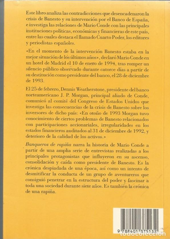 Libros de segunda mano: BANQUEROS DE RAPI&Ntilde;A - ERNESTO EKAIZER - Foto 2