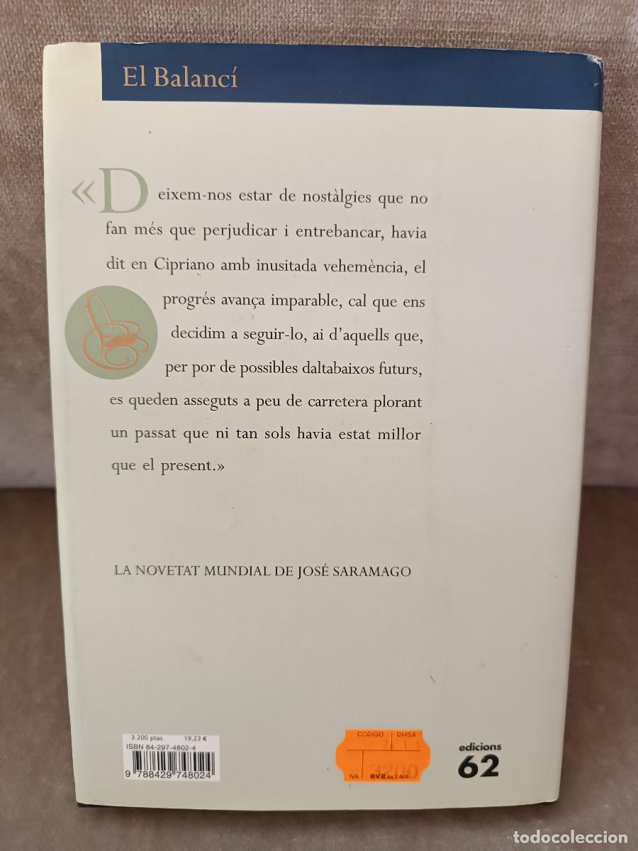 Libros de segunda mano: JOS&Eacute; SARAMAGO - LA CAVERNA - EDICIONS 62, 2001 - EN CATAL&Agrave; - Foto 3