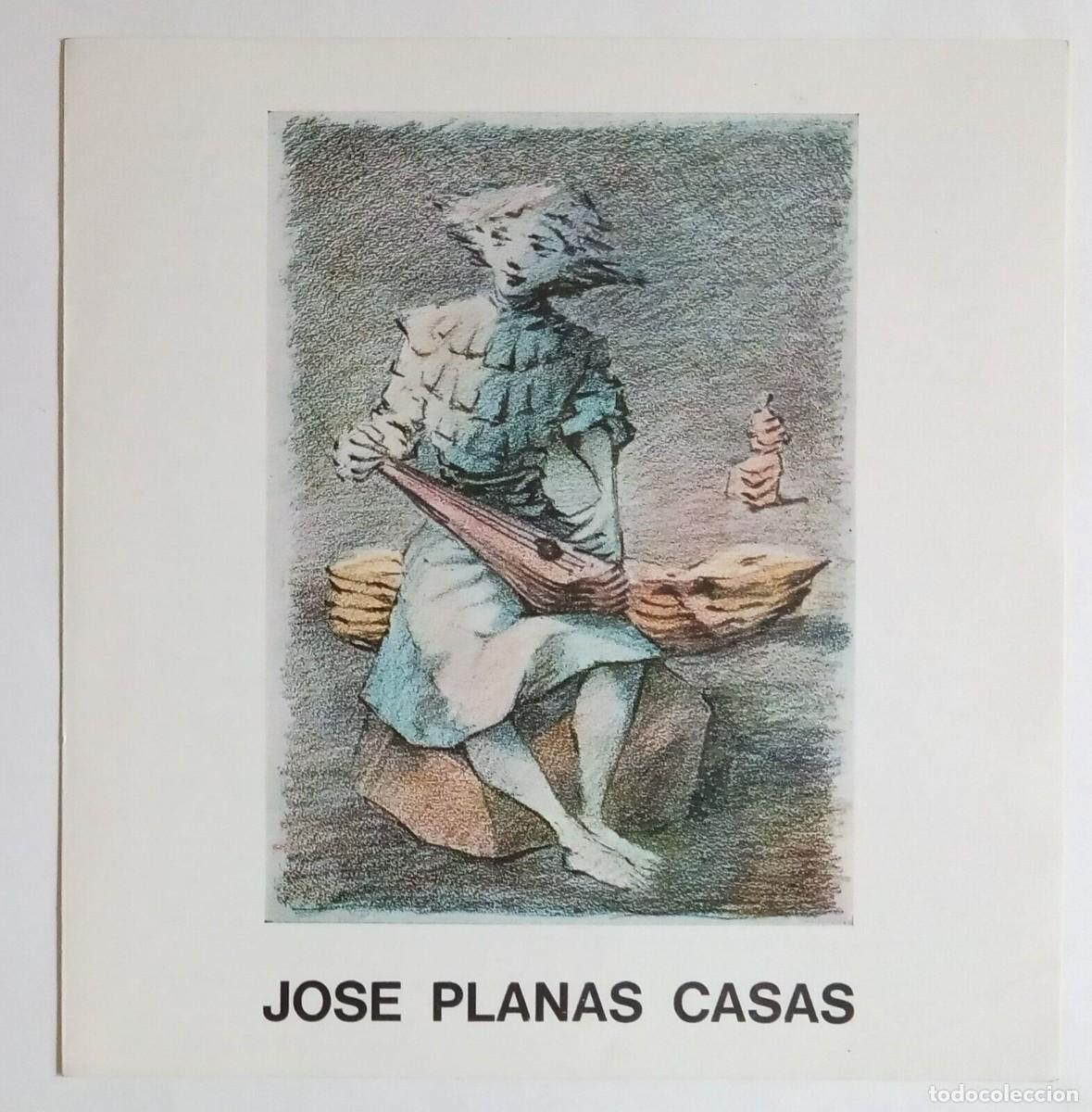 Libros de segunda mano: Jos&eacute; Planas Casas - Cat&aacute;logo de la exposici&oacute;n - (1976)- - Foto 1