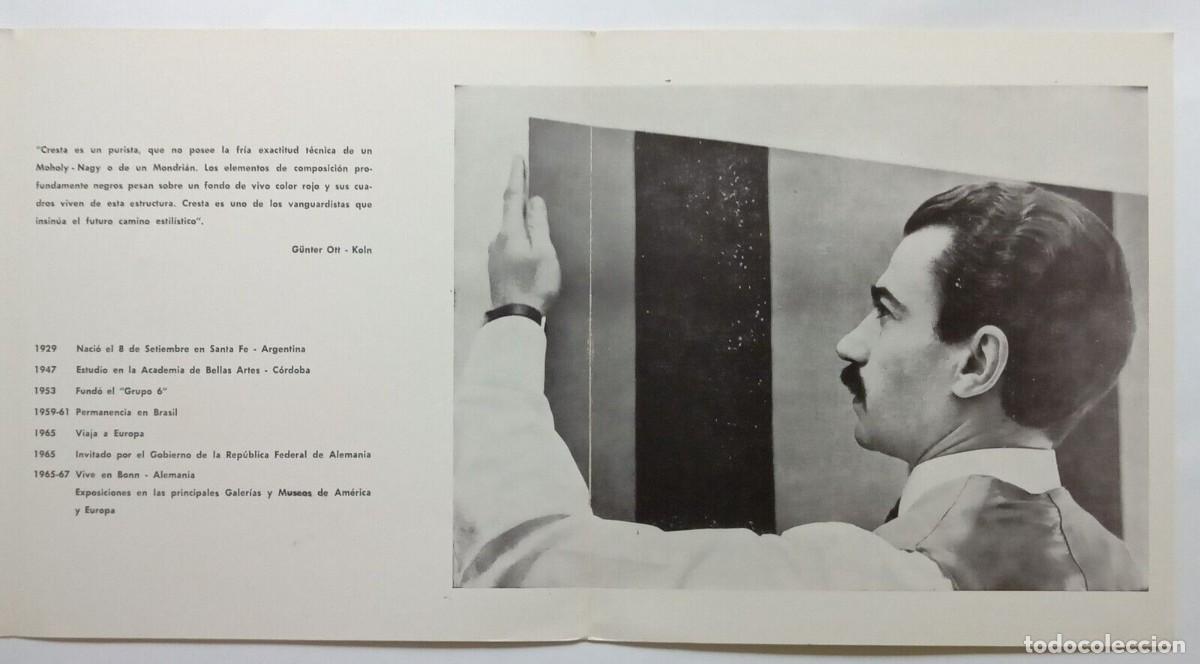 Libros de segunda mano: Norberto Cresta - Se&ntilde;al 1967 - Cat&aacute;logo de una exposici&oacute;n - (1967)- - Foto 3