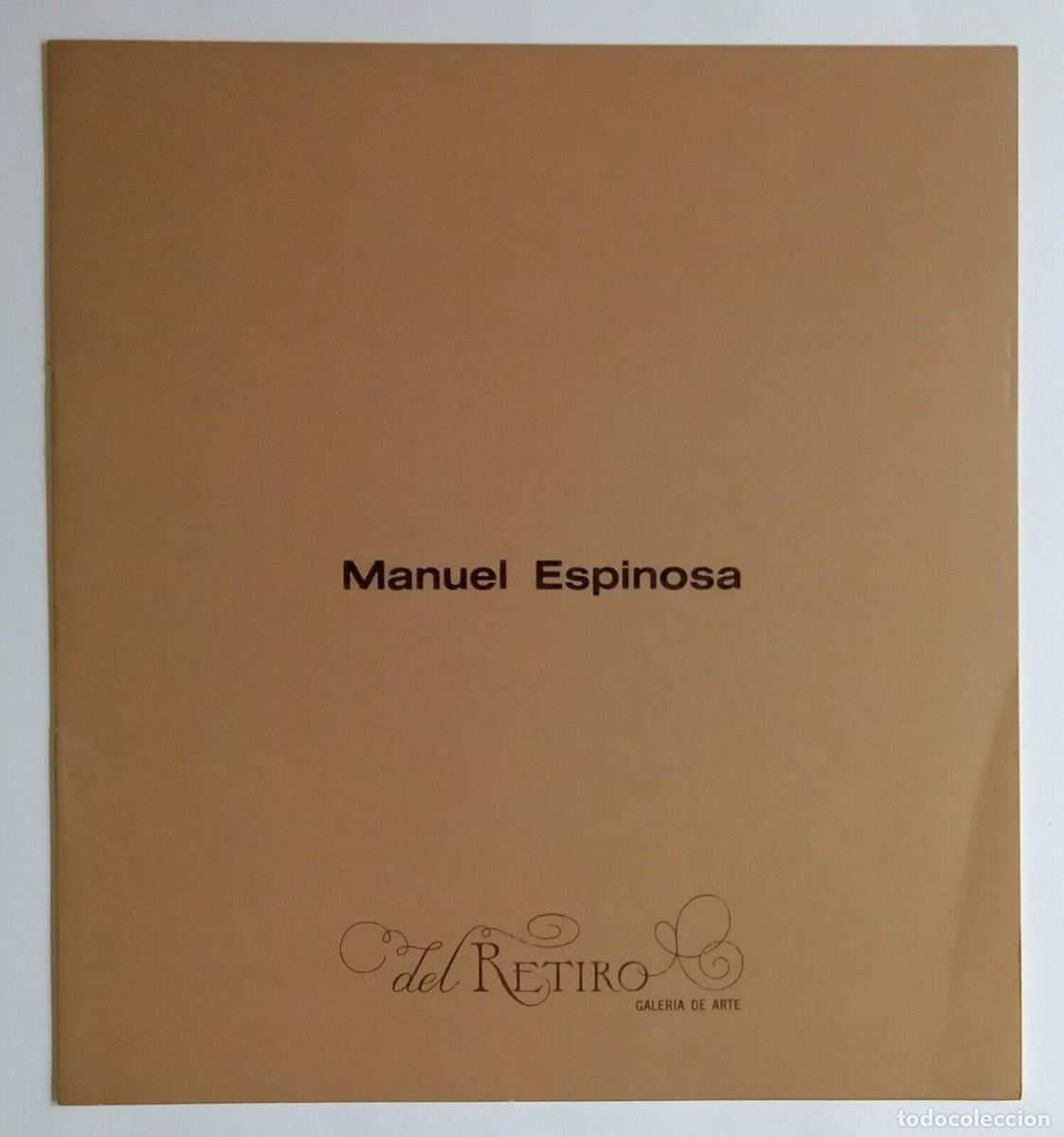 Libros de segunda mano: Manuel Espinosa - Cat&aacute;logo de una exposici&oacute;n - (1979)- - Foto 1