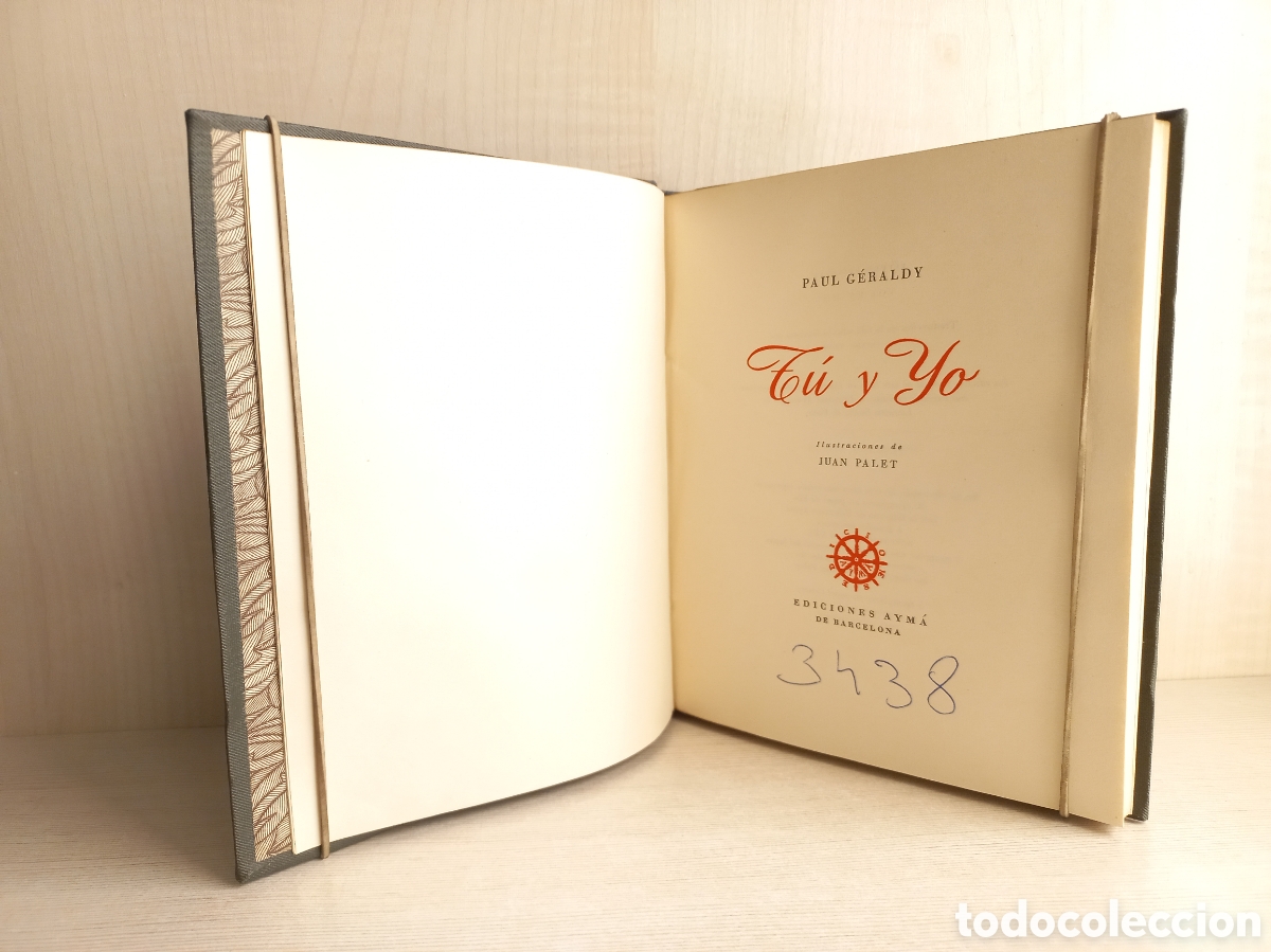 Libros de segunda mano: Tu y Yo. Paul Geraldy. Ediciones Aym&aacute;. Ilustrado Juan Palet. - Foto 5