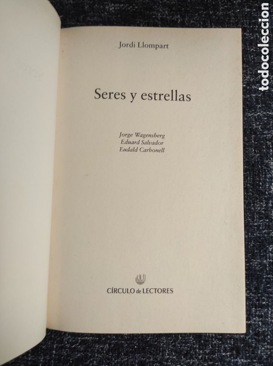 Libros de segunda mano: SERES Y ESTRELLAS / JORDI LLOMPART - Foto 2