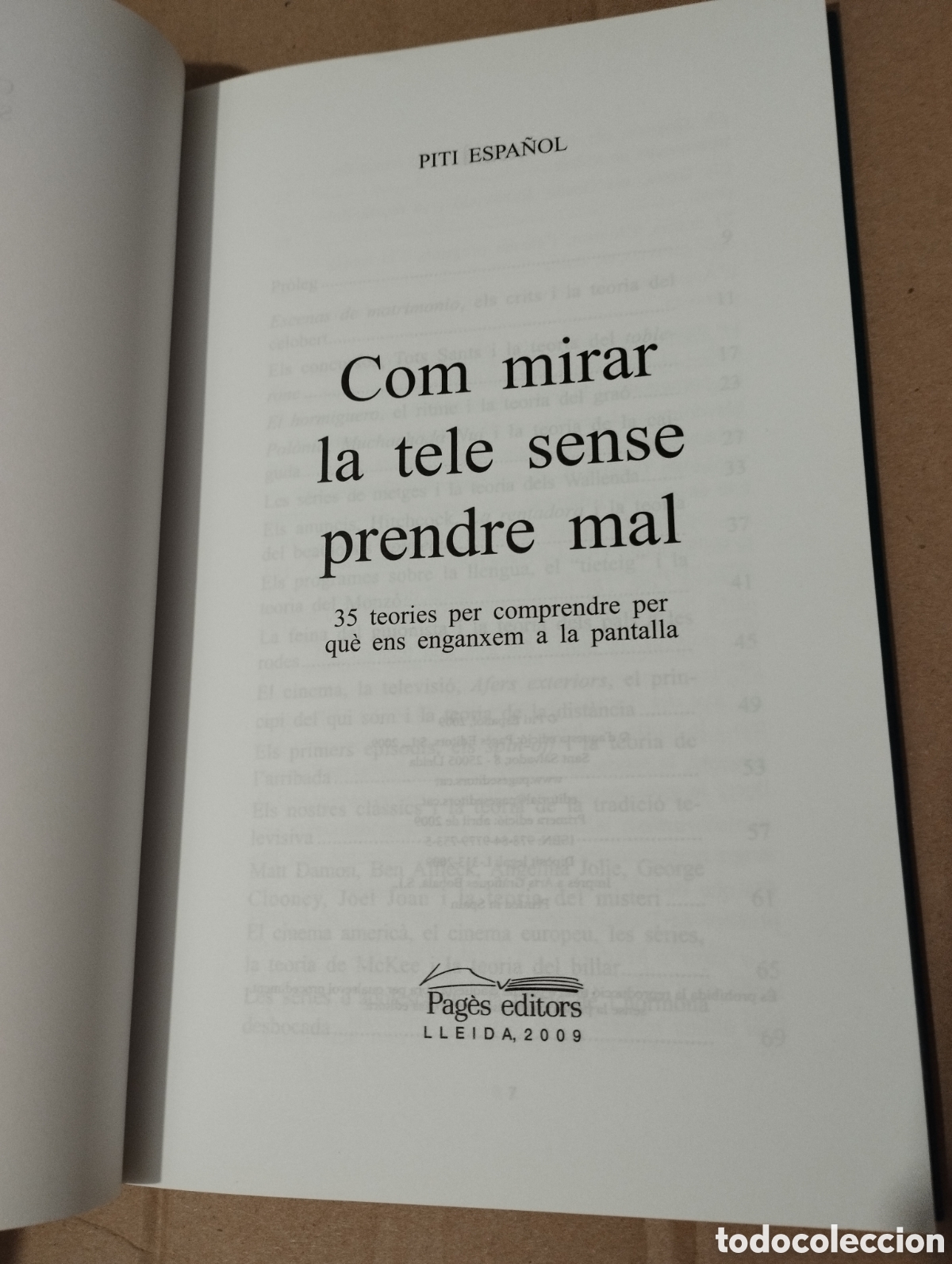 Libros de segunda mano: COM MIRAR LA TELE SENSE PRENDRE MAL (PITI ESPA&Ntilde;OL) - Foto 2